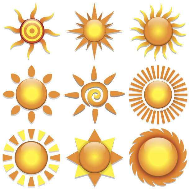 向量日落图片下载