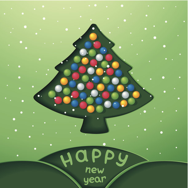 令人难以置信的冰雪圣诞树和玩具图片下载