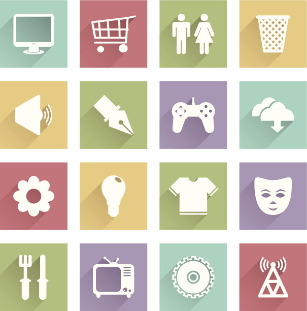 柔和的媒体图标图片下载