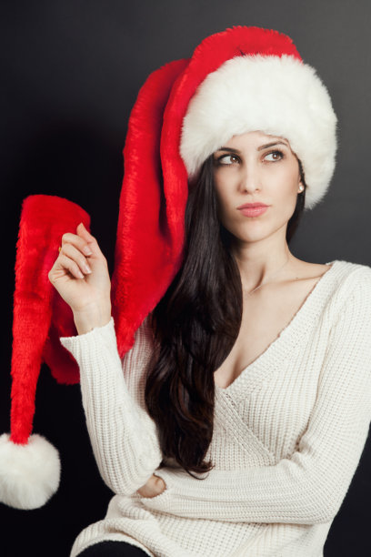 圣诞女孩的想法。图片下载