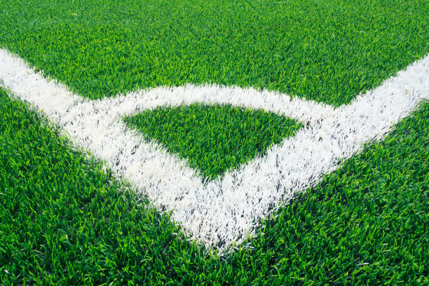 足球场草地角落处图片下载