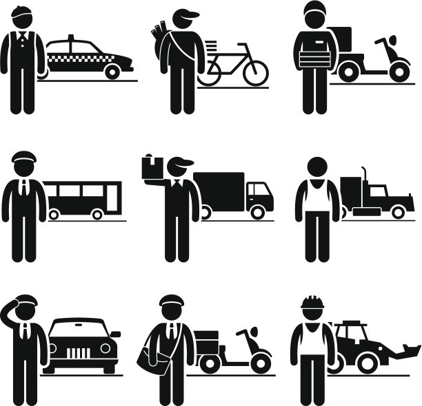 司机、送货员、职业、职业素材图片