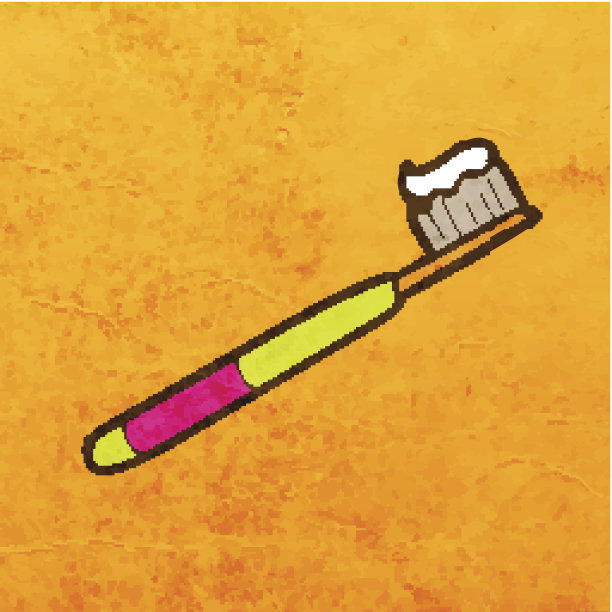 牙刷在垃圾背景图片下载