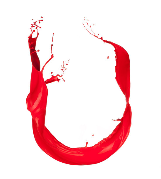 彩色液体字母表图片下载