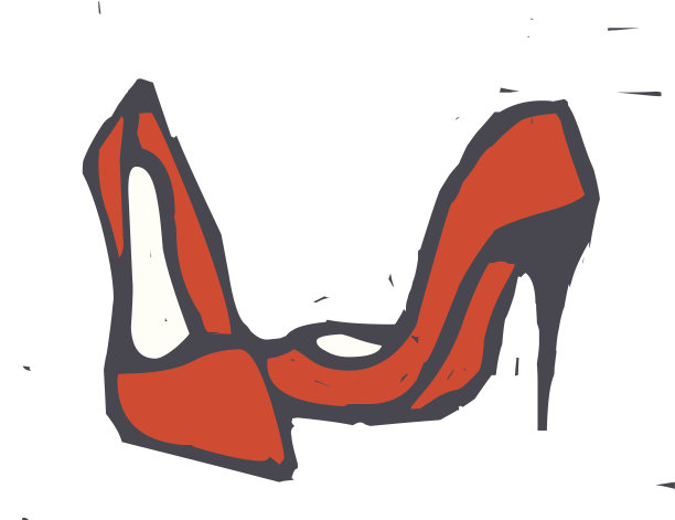 一双高跟鞋图片下载