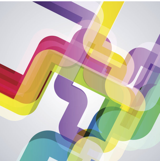 抽象背景与彩色管道图片下载