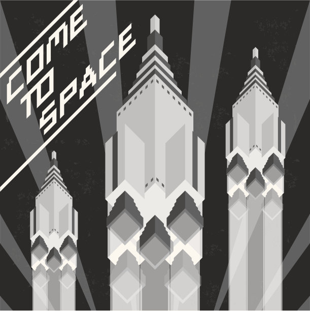 黑白相间的飞船年份图片下载