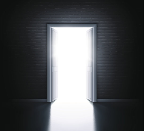 开着的门素材图片