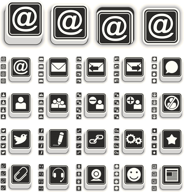 3 d E-Messaging图标图片下载