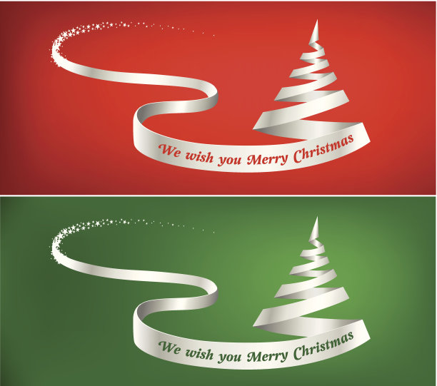 圣诞快乐的背景与树和星星图片下载