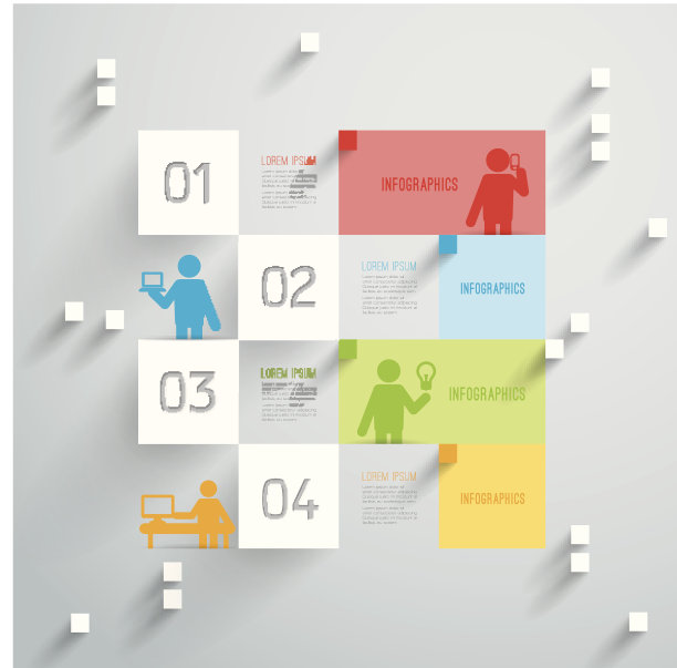 信息图矢量设计模板。素材图片