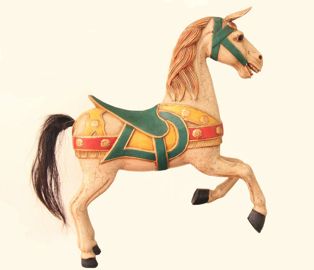 古董玩具巴伐利亚旋转木马图片下载