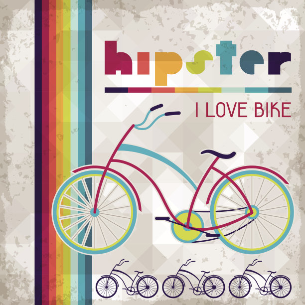 时髦的背景在复古风格。图片下载