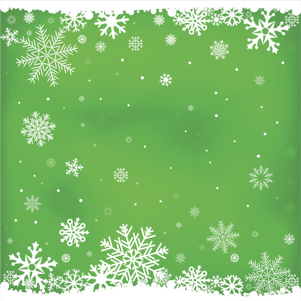 绿色雪网背景素材图片