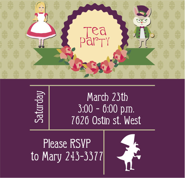 茶邀请图片下载