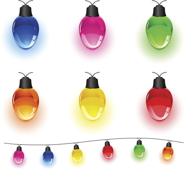 一组灯泡图片下载