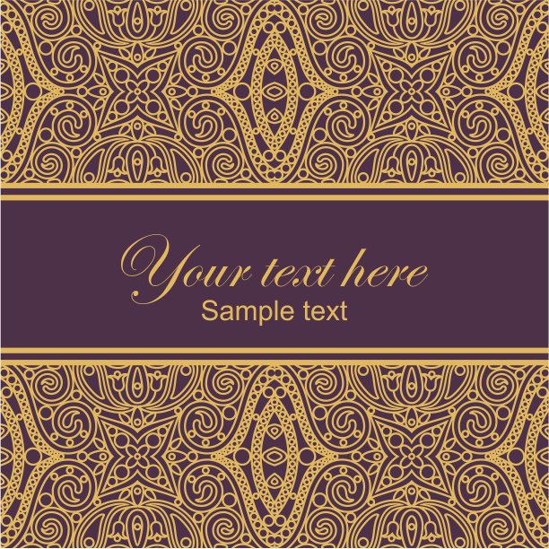 花边卡素材图片