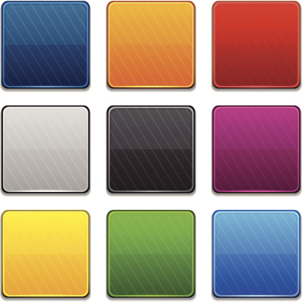 广场颜色图标。图片下载