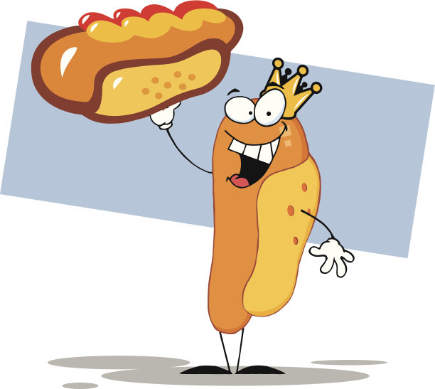 热狗显示XXL热狗与背景图片下载