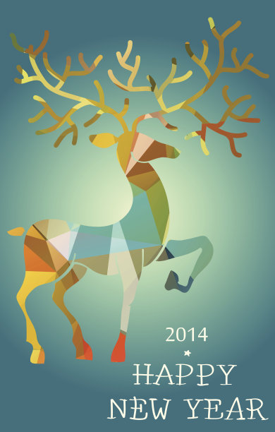 圣诞鹿的自然背景图片下载