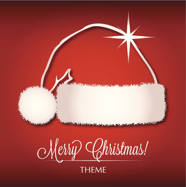 圣诞帽印花图片下载