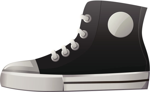 黑色运动鞋鞋图片下载