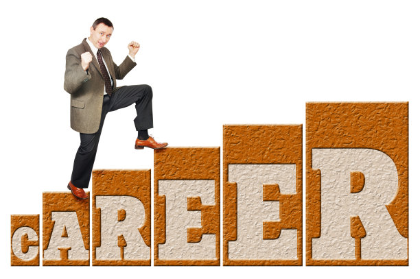 男人在事业上步步高升图片下载
