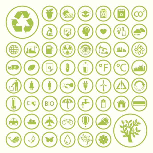 生态及循环再造标志图片下载