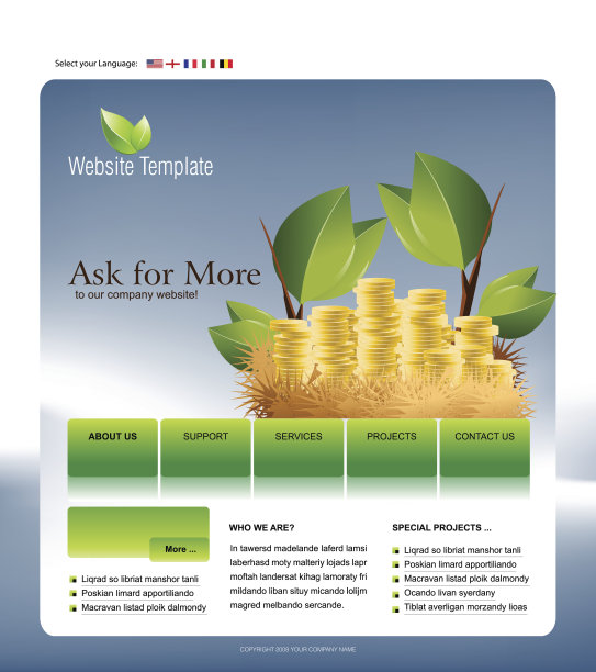 网站模板图片下载