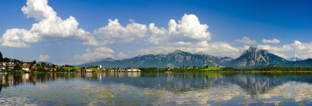 巴伐利亚全景景观图片下载