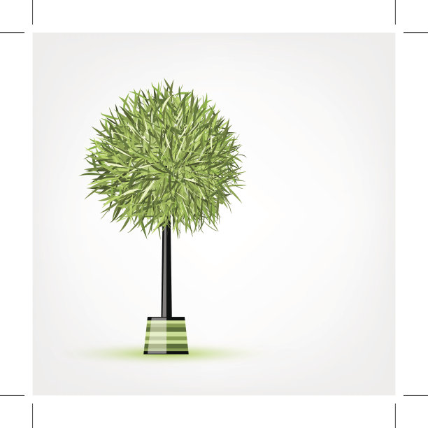 绿树圆形状为您设计图片下载