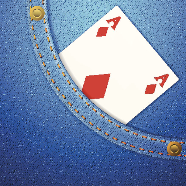 牛仔口袋和钻石王牌图片下载