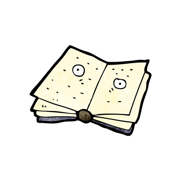 卡通魔法咒语书图片下载