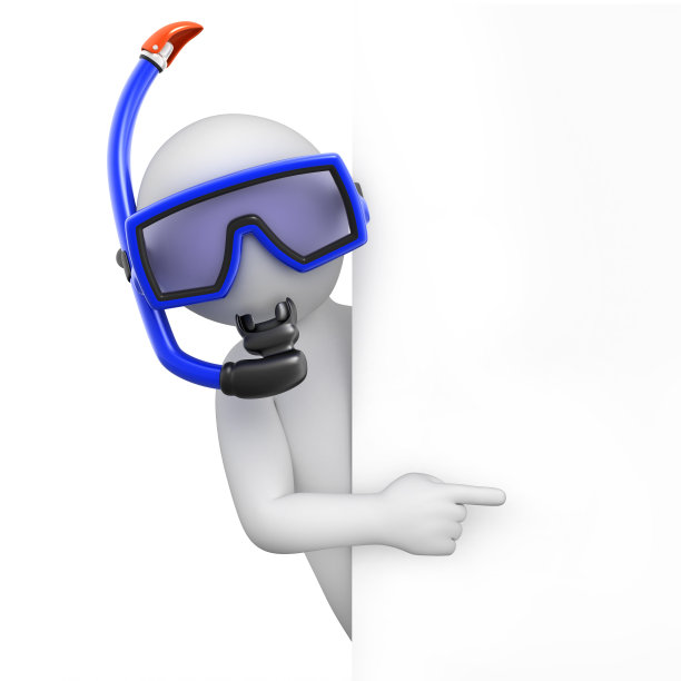 戴面罩的潜水员图片下载
