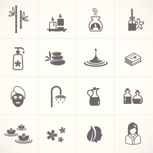 水疗中心图标设置图片下载