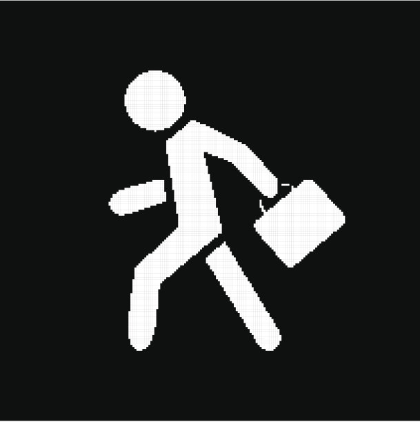 像素象征的商人图片下载