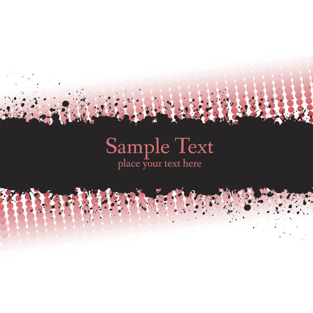 紫色的墨渍横幅。图片下载