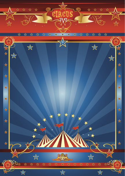 神奇的蓝色的马戏团图片下载