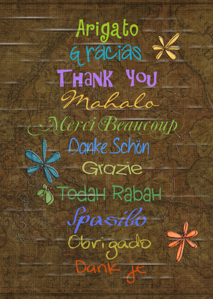 用不同的语言感谢你图片下载