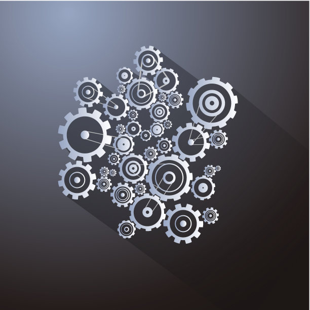 纸矢量齿轮，齿轮图片下载