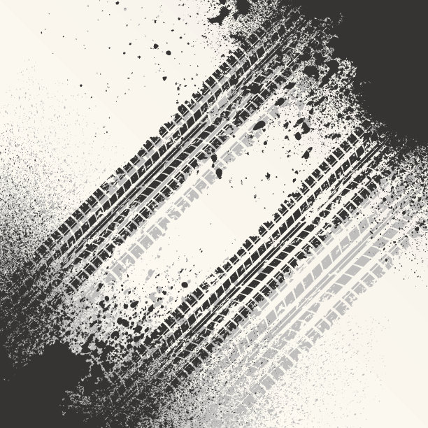 有飞溅的轮胎痕迹图片下载