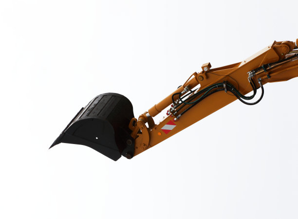 挖掘机孤立在白色背景上图片下载