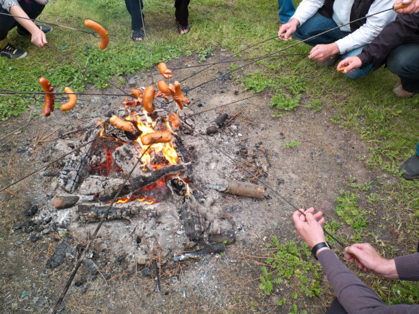 烤香肠图片下载