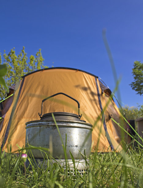 帐篷，营地，露营，喝茶休息。图片下载