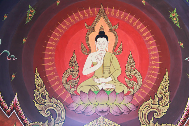 泰国壁画《佛的一生》图片下载