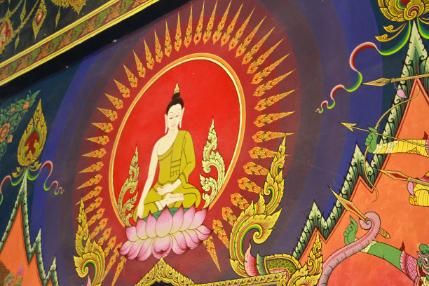 泰国壁画《佛的一生》图片下载