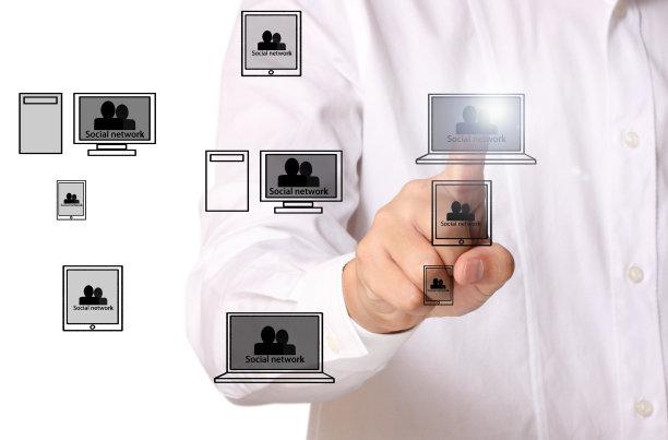 按下现代社会的按钮图片下载