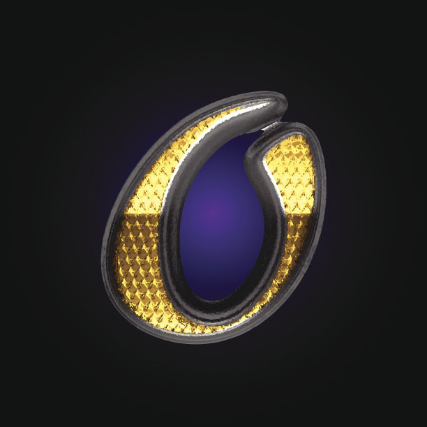 矢量银数字与黄金图片下载