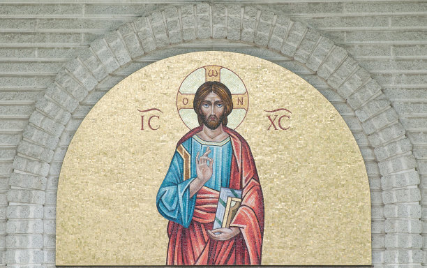 耶稣基督的拜占庭形象图片下载