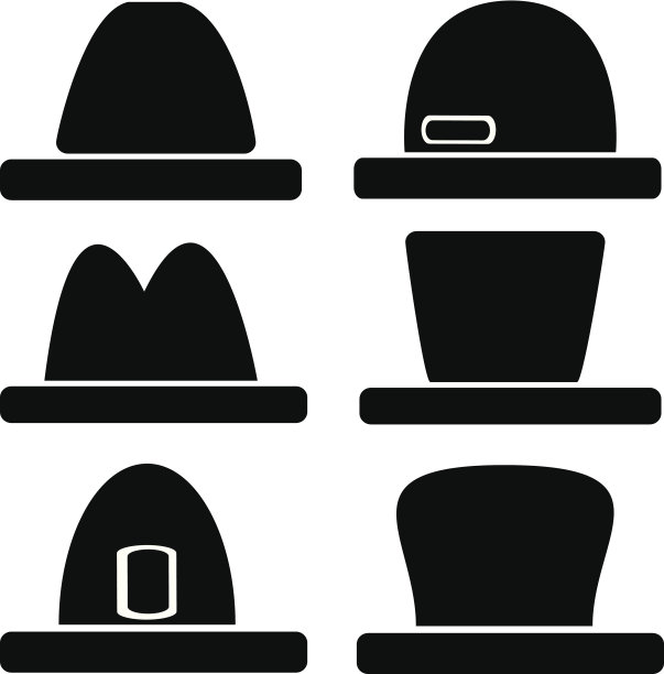男士帽子的图标图片下载